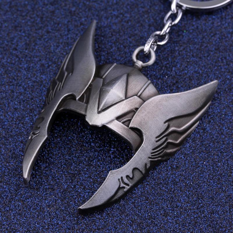 Premium Avengers Thor Mask Alloy Key Chains Keyfob Keyring Gifts Collectible For Fans