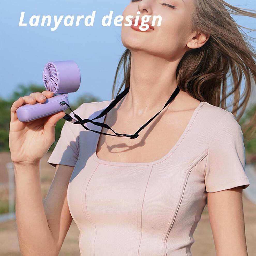Rechargeable Handheld Fan Portables Small Fan Regulable Handheld Fan for Travel Camping Ref: 8750
