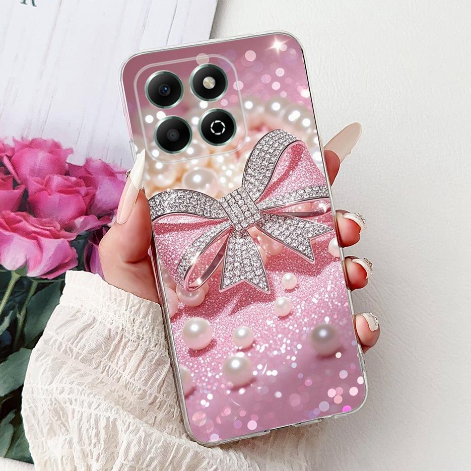 Für Honor X6b Hülle JDY-LX1 JDY-LX2 Niedliche Glückskarpfen Bemalte Abdeckung Weiche Dünne Handyhülle Für Honor X6a X 6b HonorX6a HonorX6b Fundas