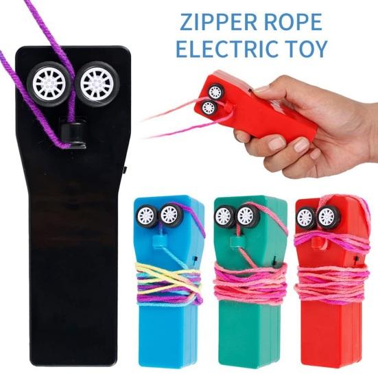 

Ручная веревочная пусковая игрушка на батарейках, портативная, забавная, для детей, скука, снятие стресса, домашнее животное, кошка, собака, интерактивные упражнения, электрическая игрушка для запуска веревки