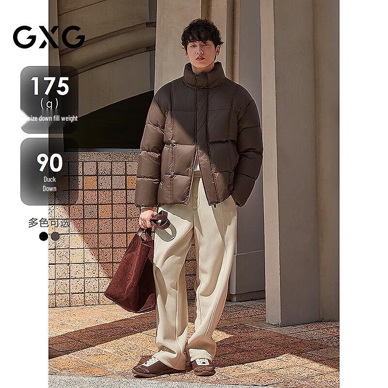 GXG Men s Stand-Collar Loose Fit Puffer Down Jacket S