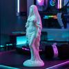 3D Printed Veiled Goddess Statue Artistic Wearing Veil Women Figurine Sculpture Decoration for Home Office Living Room Desktop