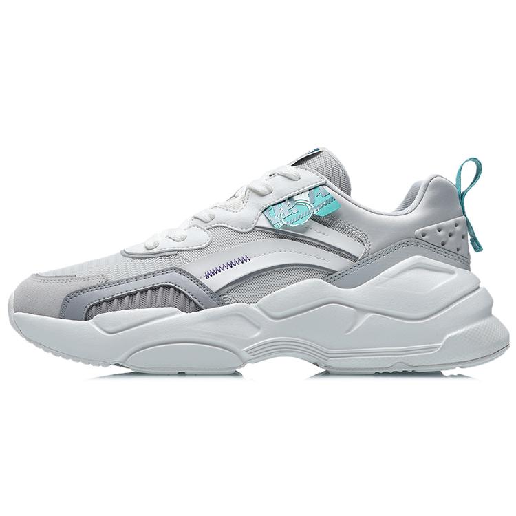 

New LINING Candle Dragon Casual Shoes Unisex Low-Top Gray/White AGCR053-3 41.5