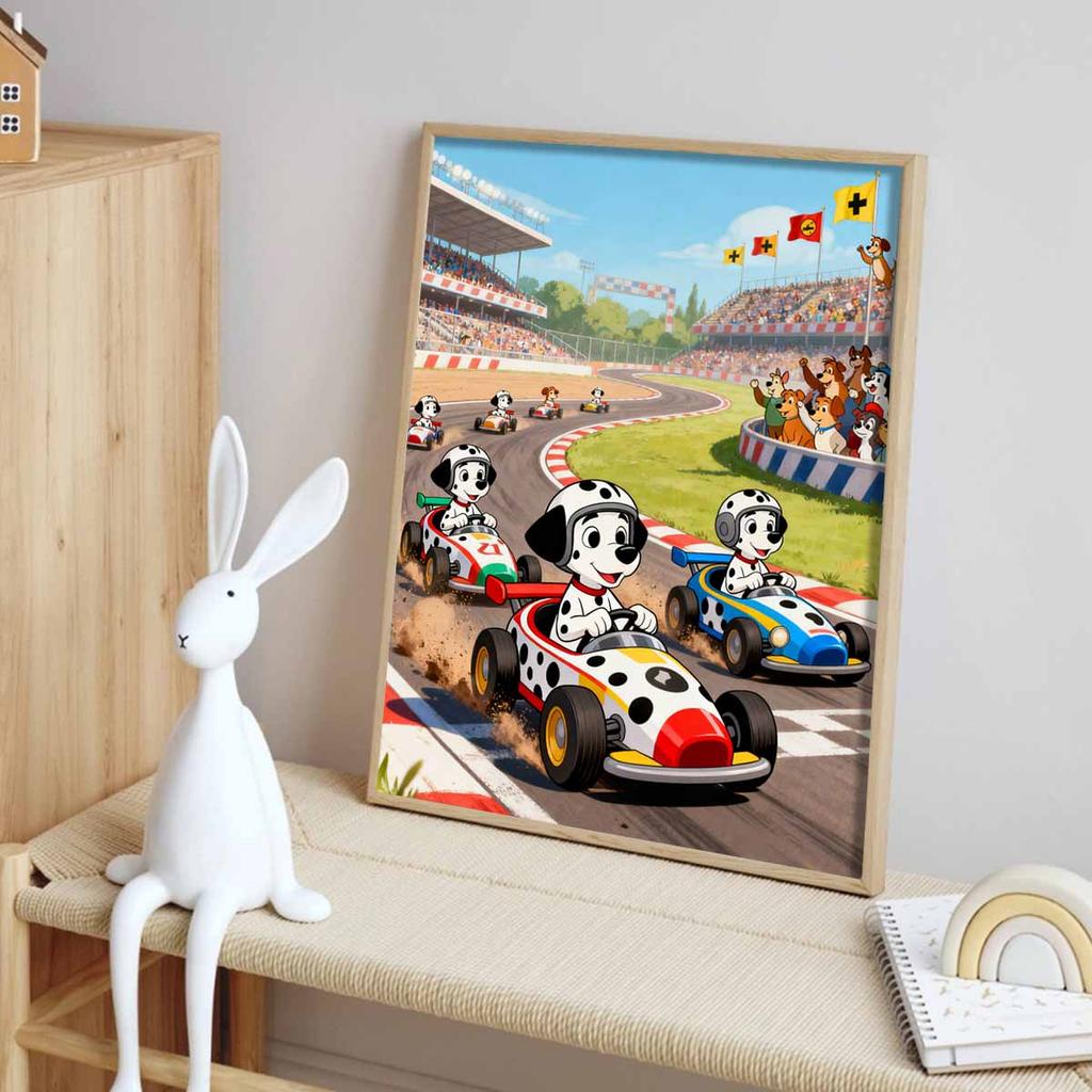Disney Diamond Painting 101 Dalmatians Racing DIY Diamond Art Painting Set for Home Office Decoration Handmade Gifts