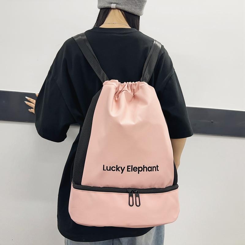 Dry and Wet Separate Gym Bag Women's Separation Shoes Bags Sports Swimming Yoga Bag Outdoor Lightweight Backpack