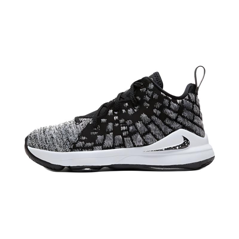

New Nike LeBron 17 Black White PS BQ5595-002 35