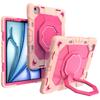 Case for iPad Air 13 (2024) - PC+Silicone, Pink, With Stand