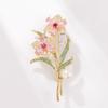 Multi-Layer Flower Brooch Anti-Exposure Women'S Fashion Brooch Modern Commute Brooch Stylish For Waist Cinching Office Gift