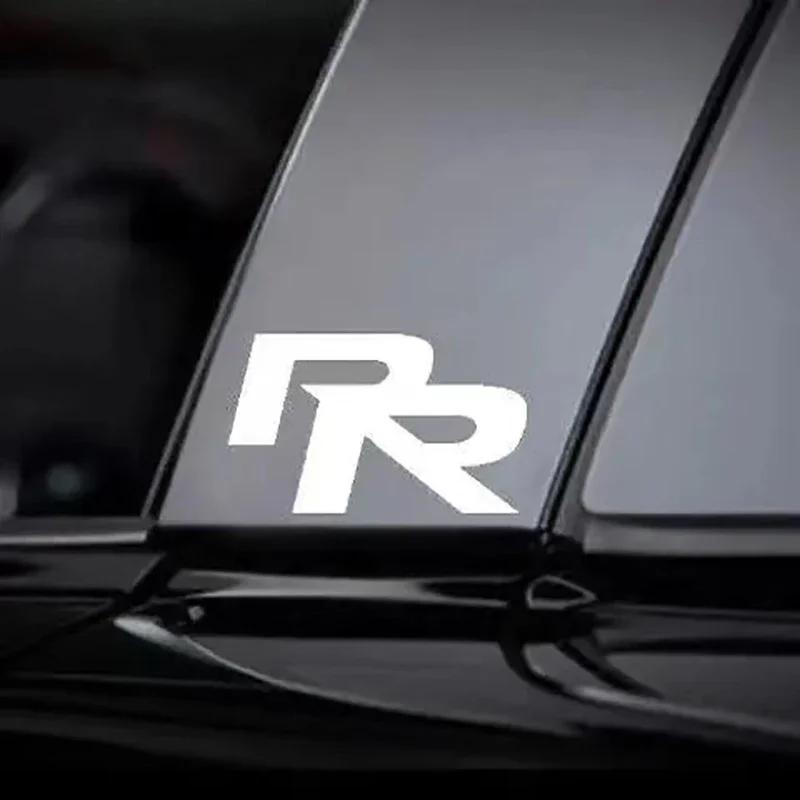

For VW VOLKSWAGEN 2026 New 2pcs Car Body Badge B-pillar Trunk Decal R Emblem Sticker For Volkswagen R Polo T5 Golf 5 MK6 7 8 Pas