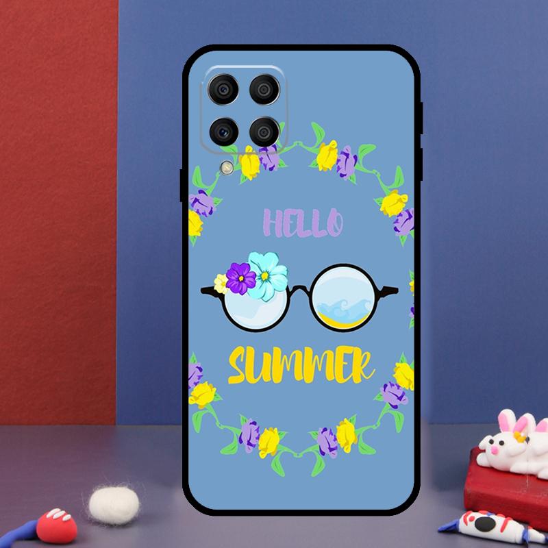 

Чехол для телефона Hello Summer Flowers для Samsung Galaxy M12 M13 M33 M23 M53 M15 M55 M31 M51 M14 M34 M54 M20 M32 M52 Samsung M20