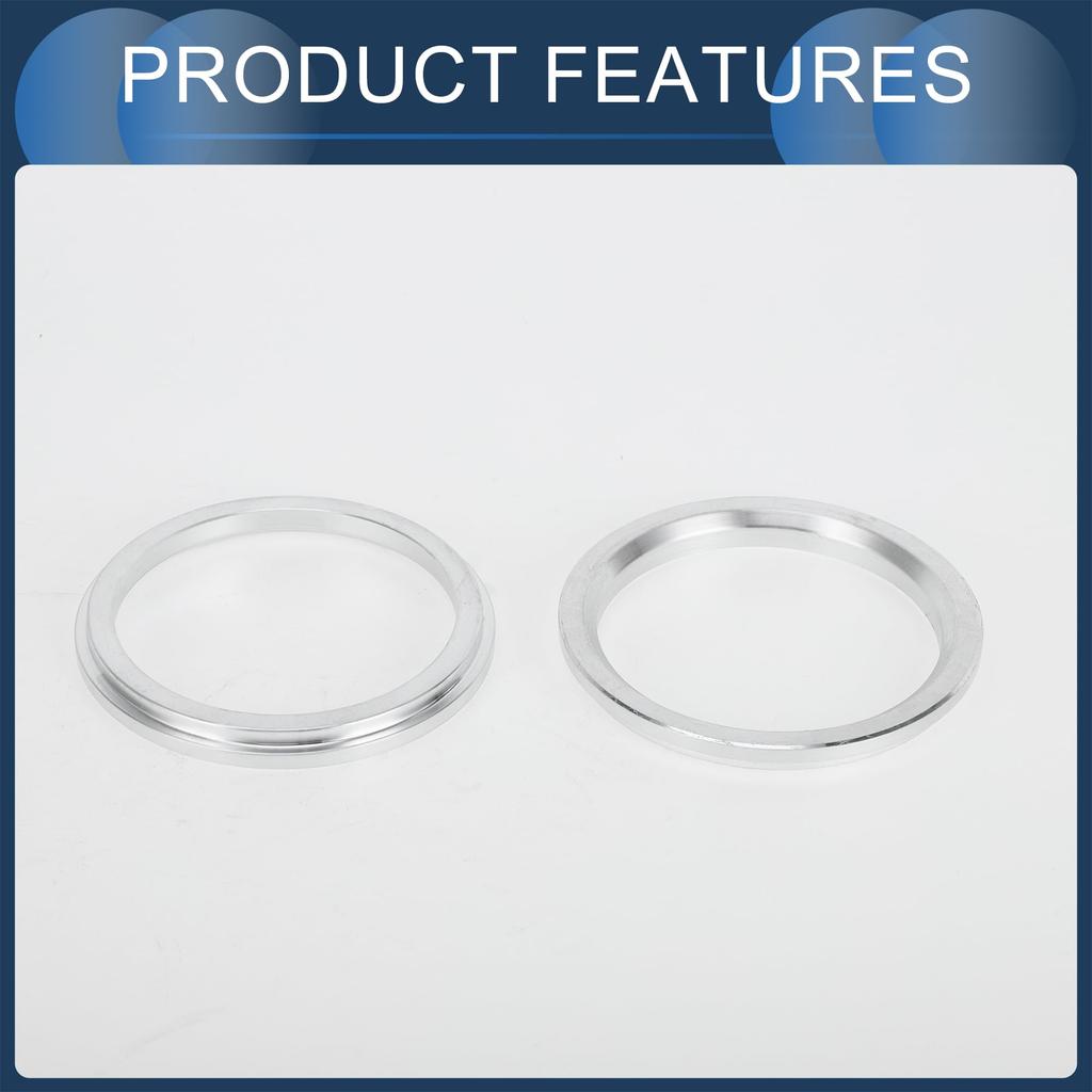 INFINAUTO Hub Centric Rings 66.6mm Inner to 82mm Outside Diameter Vehicle Wheel Hub Rings Aluminum Alloy 4pcs