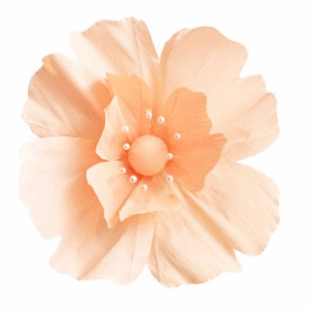 Wrinkles Paper Simulated Flower Crepe Paper Simple Design Three-dimensional Paper Art Wall Layout Window Display Paper Flower