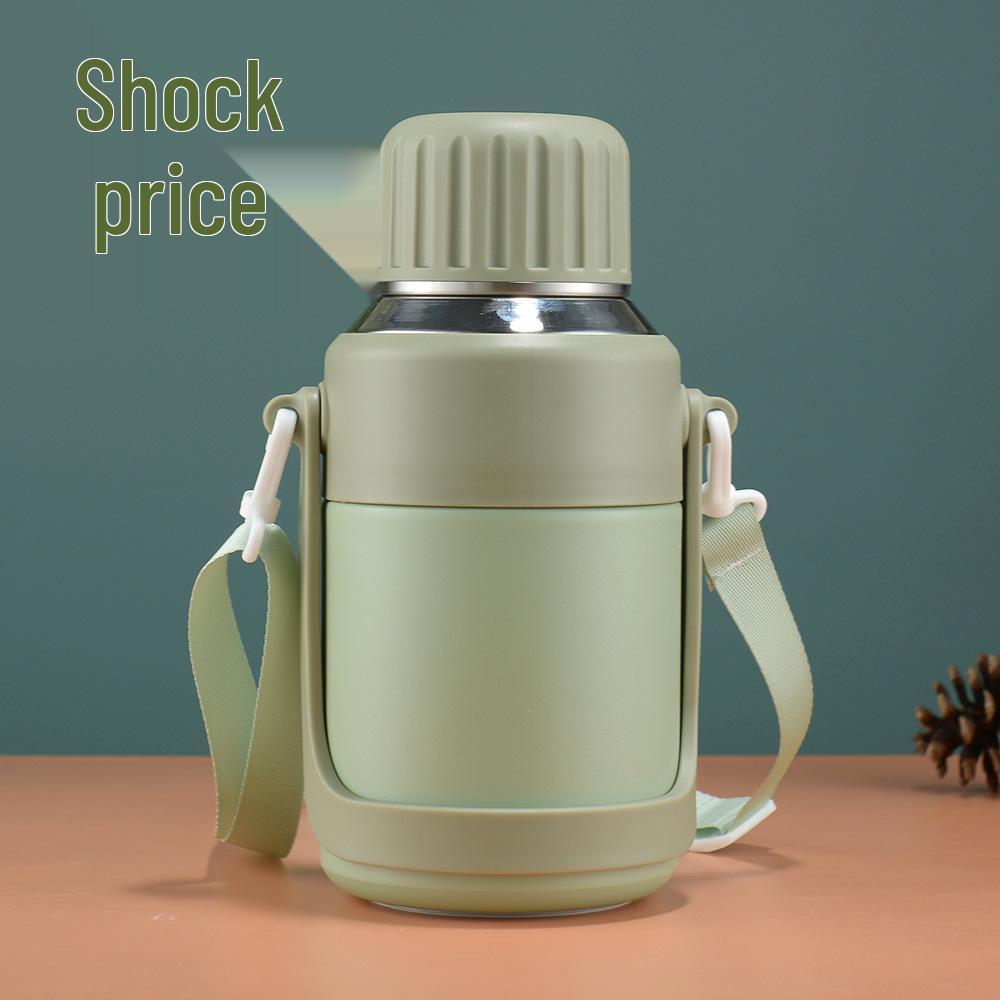 

Large Capacity Insulated Water Bottle for Women, Kids, and Outdoor Sports 1000ML зелёный