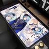 Genshin Impact Eula Lawrence Anime Musmatta Tangentbord Kontor Gummi Mjuk Bordsmatta Kawaii Flicka Matta Tecknad Spel PC Musmatta