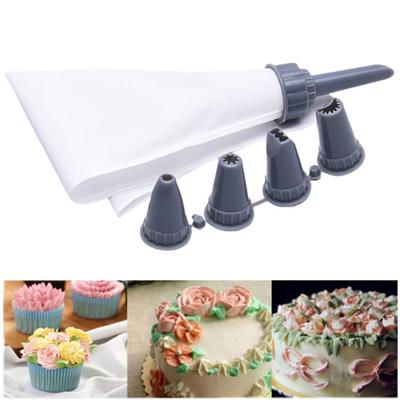 Piping Bag Odnímatelný Piping Tip Design Cukrářský krém Velká kapacita sáčku Pistolová taška na dort