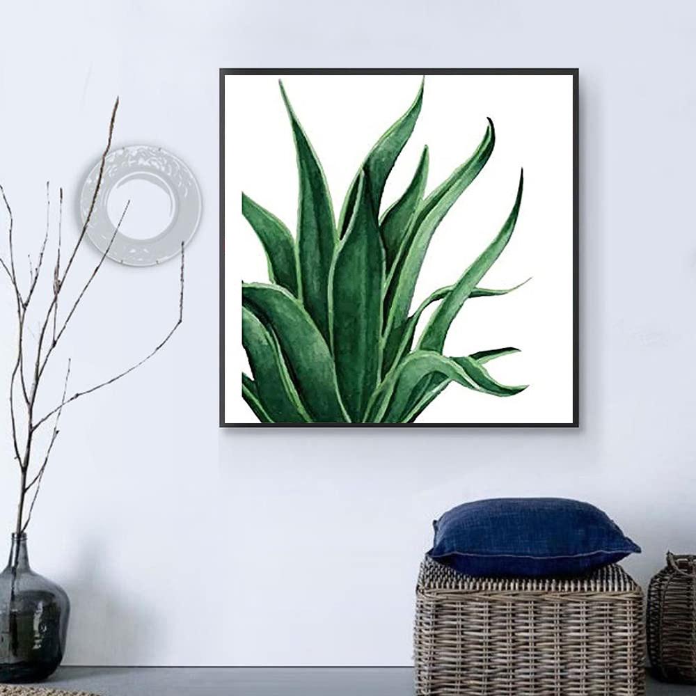 

5D Diy Алмазная картина Изумрудное Алоэ Вера Алмазная вышивка Полный набор аниме Наборы для вышивки крестом Домашний декор Подарок ручной работы Round 30x30cm