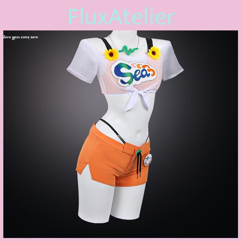 Zone Zenless Zero Belle Swimsuit Cosplay Costume Halloween Party Performance