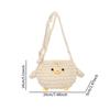 Knitted Crossbody Bag for Women, Lightweight, Cute, Shoulder Outdoor Shopping