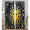 Tarot Mandala Spiritural Vibrant Window Panel Drapes in Children Bedroom Living Room Hall Treatments Kitchen Decoration Drapes Blinds