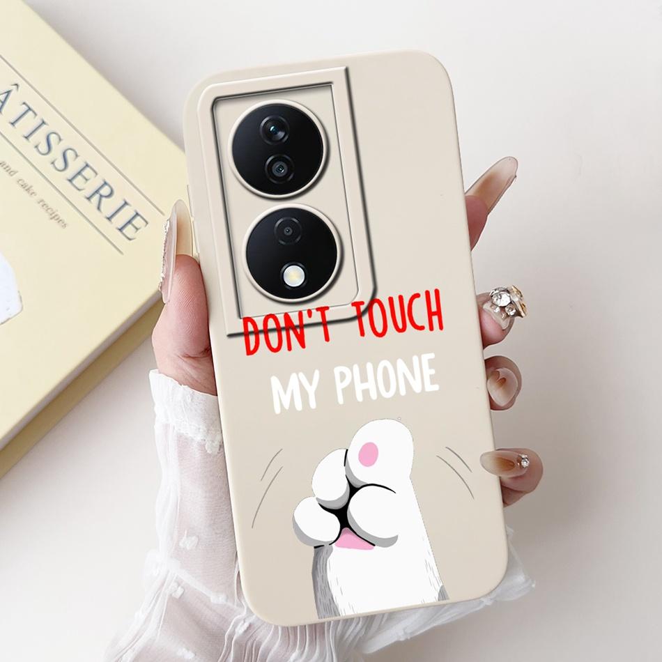 For Honor X7b Cute Panda Rabbit Cartoon Case HonorX7b X 7B 4G CLK-LX1 LX2 LX3 Camera Protective Soft Silicone Phone Cases