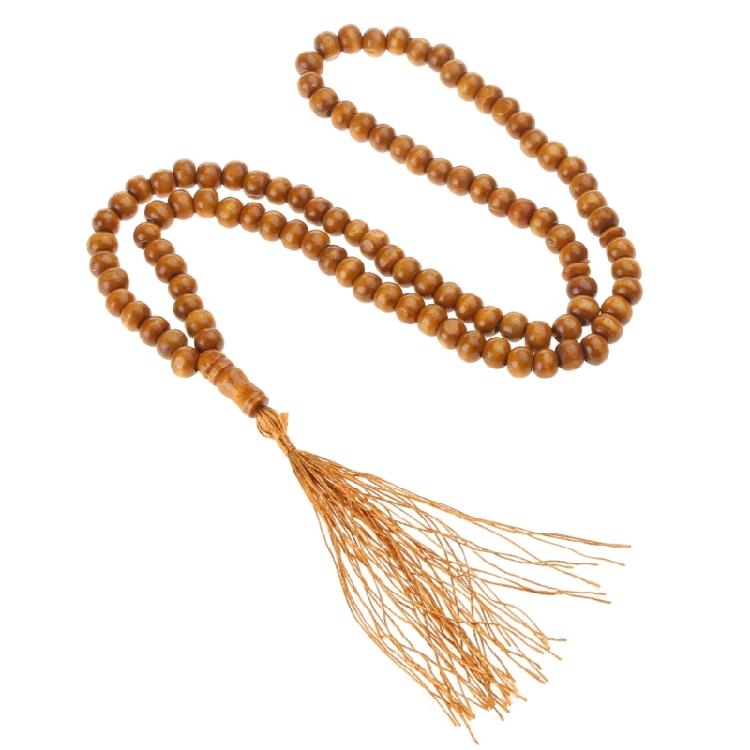 8mm 99 Beads Prayer Beads with Bead Stops Muslims Wood Beads Religious Jewelry Muslims Prayer 99 Beads Islamic Tassels