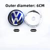 56/58/60/65/66/70/76MM 4pcs Car Emblem Wheel Center Caps Hub Cover Accessories for VOLKSWAGEN GTI Jetta Tiguan Golf POLO Passat