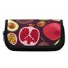 Pencil Pouch 300D Polyester Smooth Zipper Spacious Storage with Dual Compartments for Pens Ruler Eraser Scissors for Classroom Use