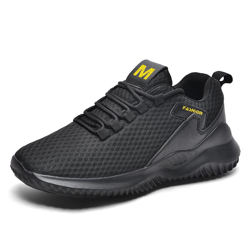 Fashion New large size men's fashion flying woven sports shoes lightweight comfortable anti-slip wear high quality sports shoes
