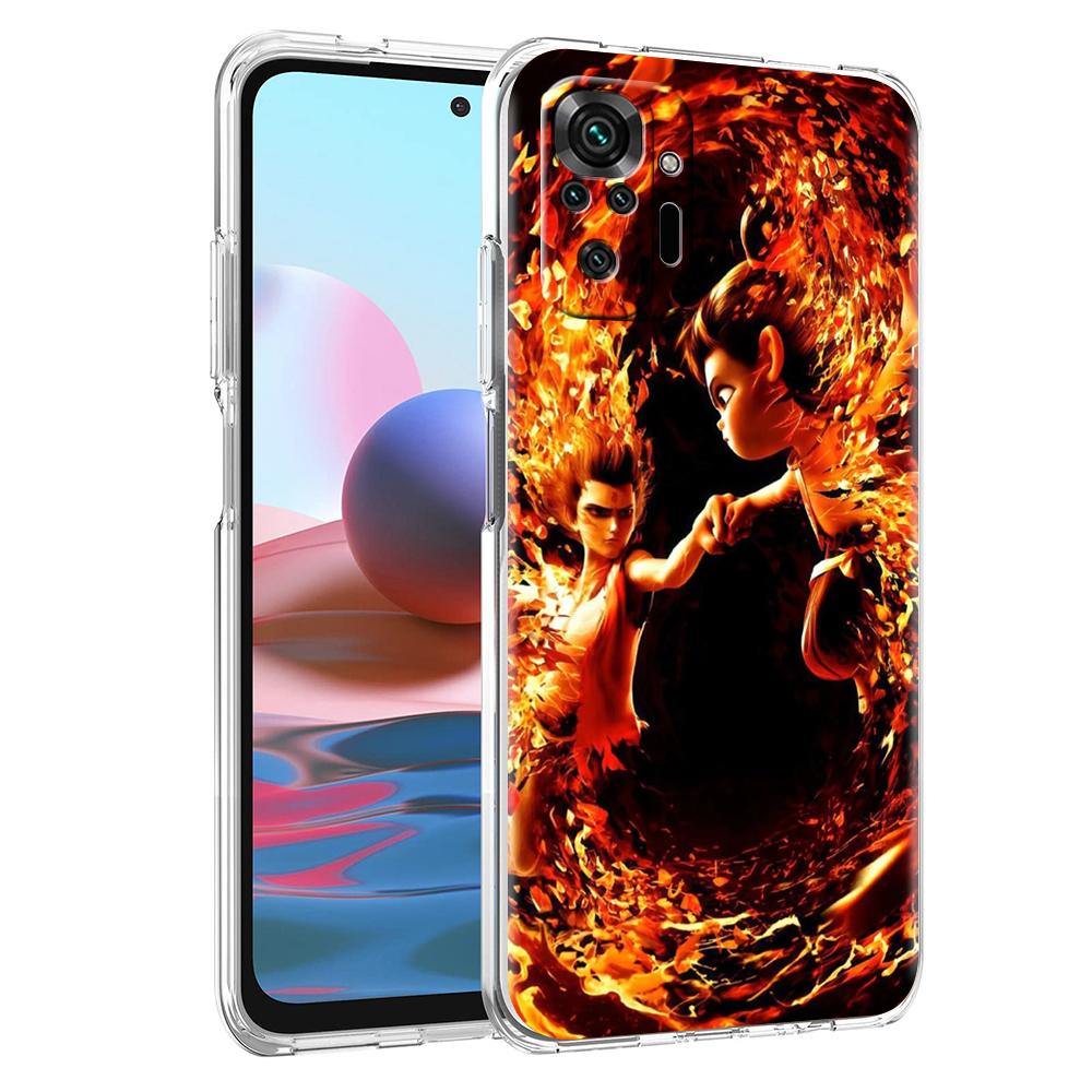 

Transparent Phone Case for Redmi 13C 12C 10C Note 13 12 11 11T K40 Gaming Plus Pro 4G 5G Soft TPU Cover Shell Cute Nezha Capas Note 13 4G