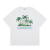 Casablanca American-style Loose Short-sleeved Shirt White C38