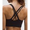 Lululemon Energy Longline Bra MeDium Support B D Cups Evolve  worDmark Black
