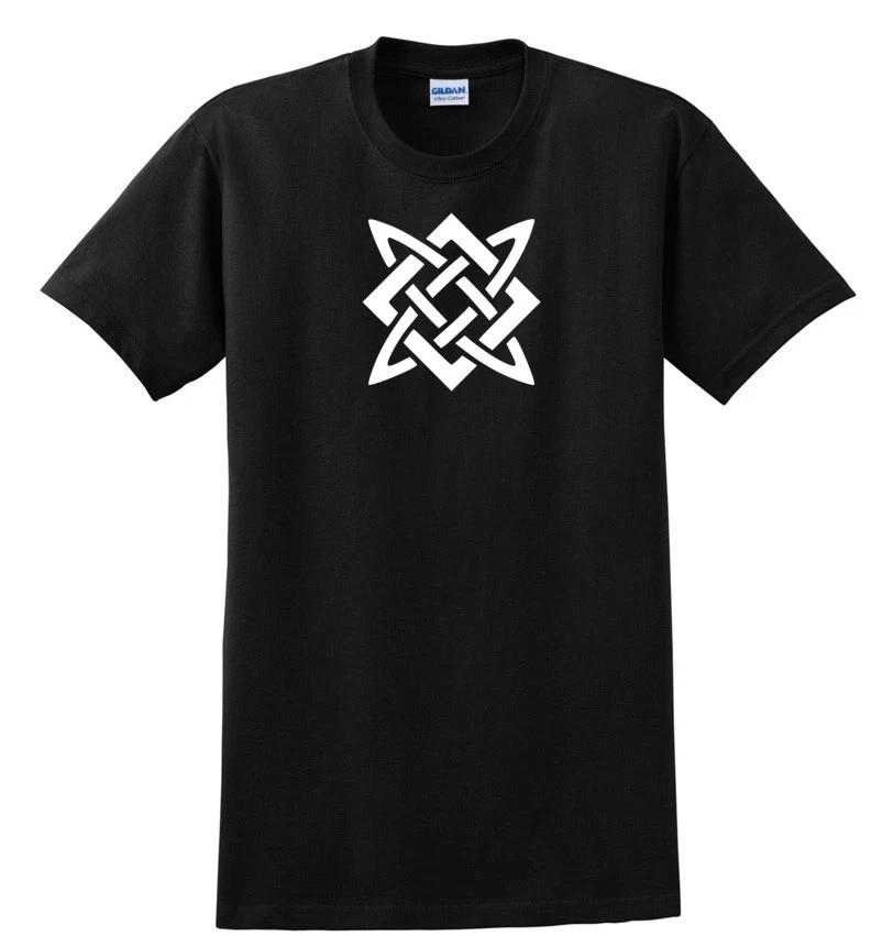 

Svarog Slavic God of Fire Symbol Shirt Father Creator Black White Cotton S-5XL 3XL
