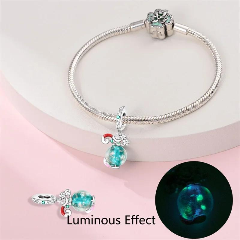 Charm Bead Charms Authentic copper Plated Elf Lantern Pendant Bead Charms Compatible With Bracelets Diy Fine Gift Women Delicate Jewellery Accessory