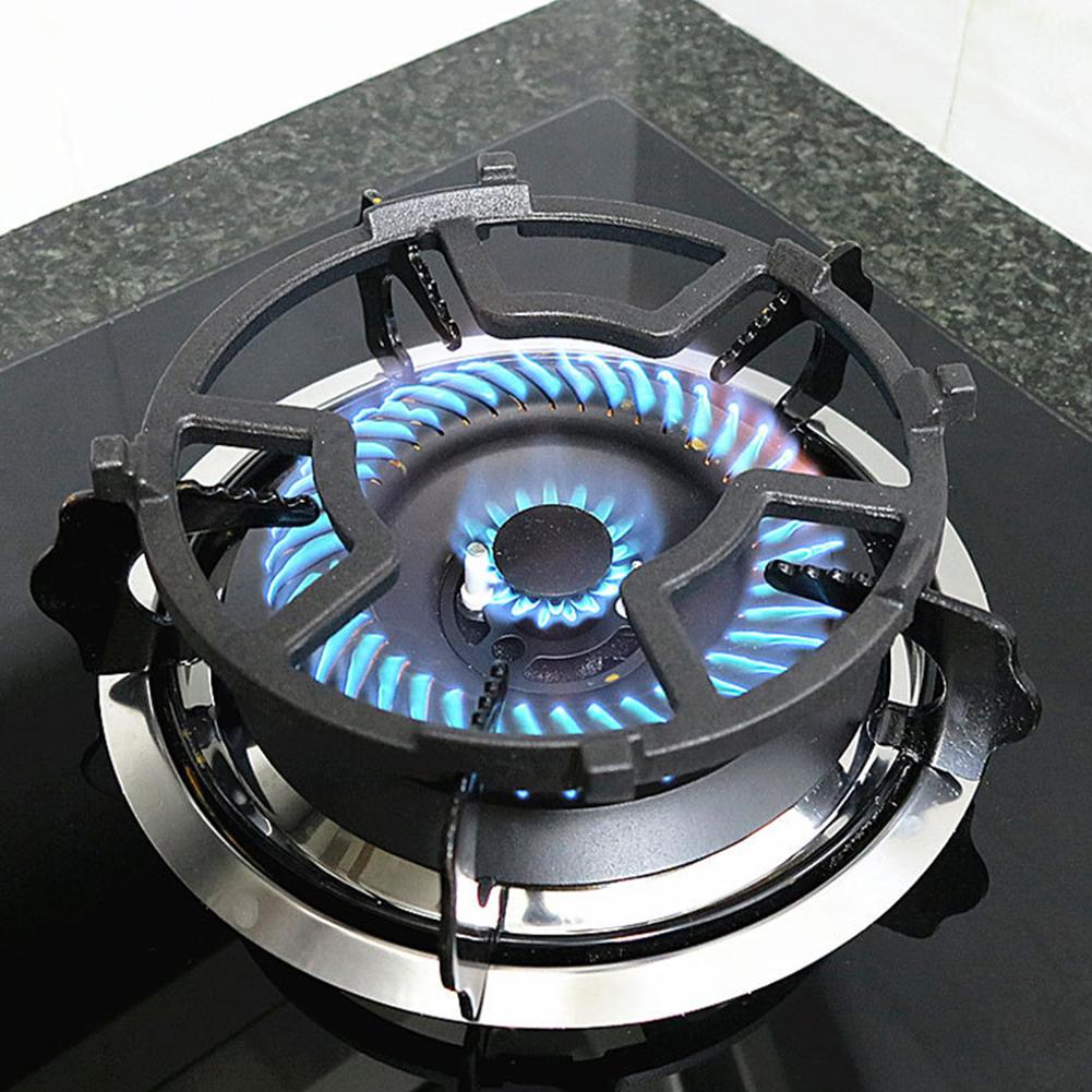 Milk Pot Holder Non Slip Cast Iron Wok Support Ring with Box Gas Stove Accessories for 4 Claw 5 Claw Gas Stove Burner Cooker Hob