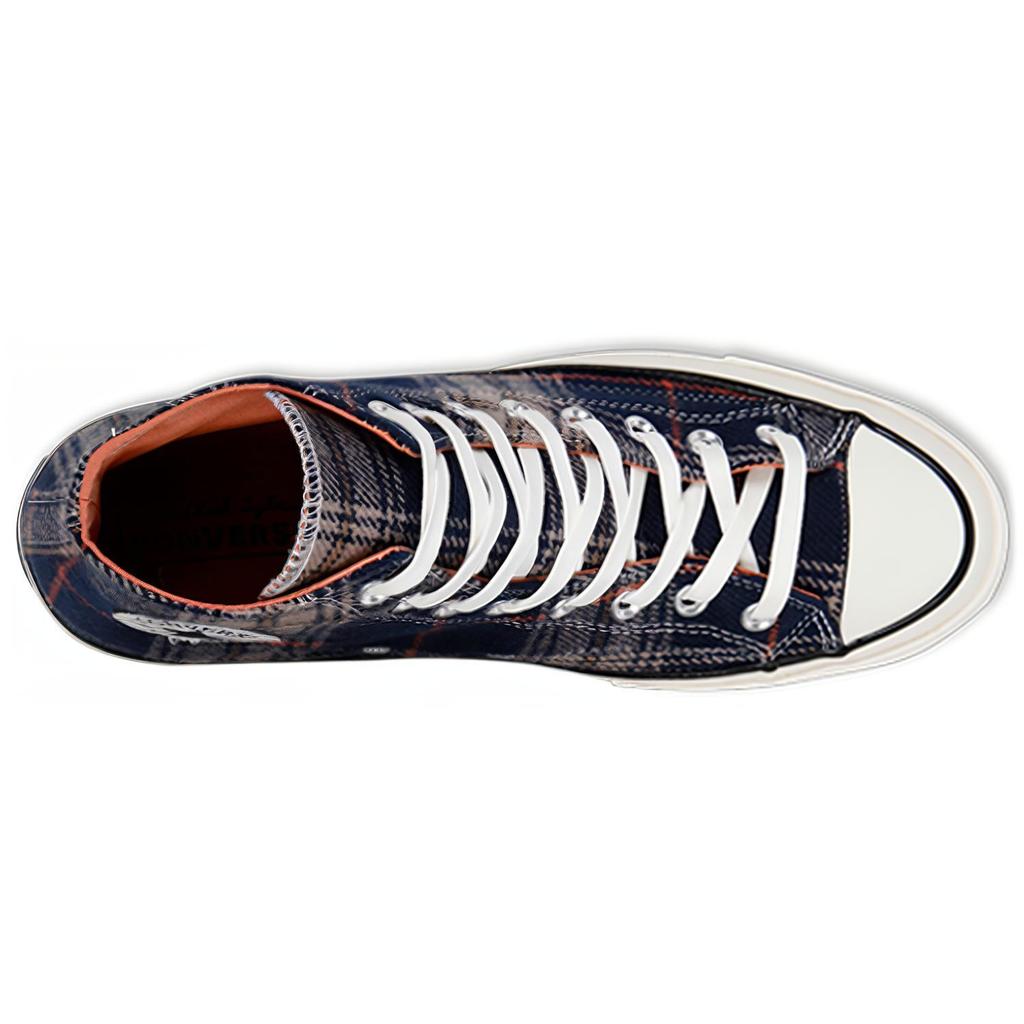 Converse Chuck Taylor All Star 70 Hi Plaid Pack Navy 162406c