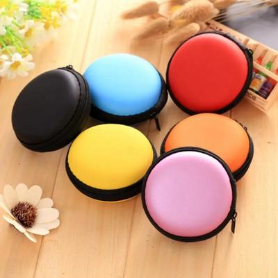 Mini Portable Earphone Bag Coin Purse Headphone USB Cable Case Storage Box Wallet Carrying Pouch Bag Earphone Accessory