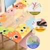 Kids' Table Protector Cover 47x24 Inch-Cute Cartoon Printed Waterproof  Oil-Proof PVC Pad Desk Protector Mat