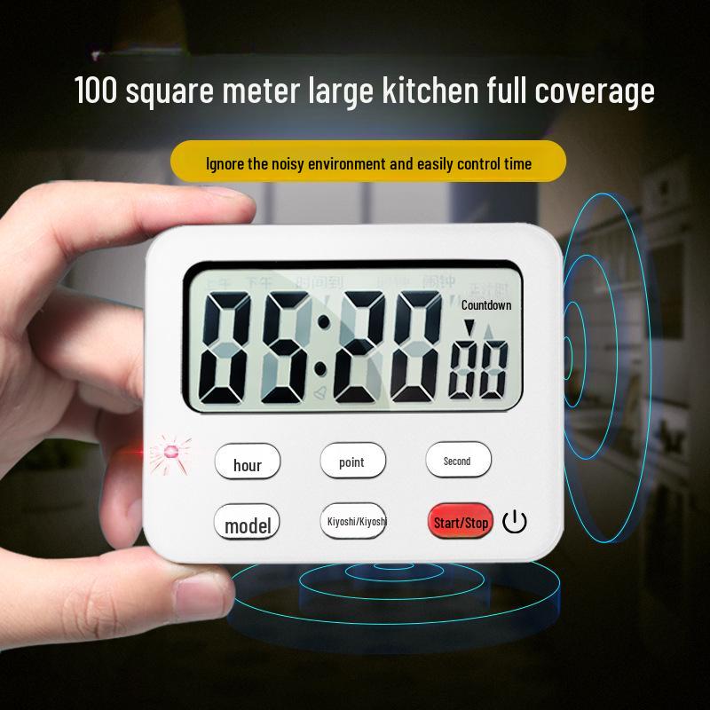 Japanese Magnetic Kitchen Timer: Children's Countdown Stopwatch and Baking Alarm Clock