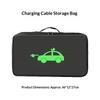 New Energy Vehicle Charging Gun Storage Bag Car Charging Cable Storage Bag Portable Shock Absorber Bag New Energy Charging Bag