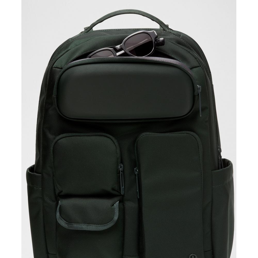 Lululemon Cruiser Backpack 26l  Updated Rainforest Green Graphite Grey