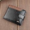 Men Wallets Patchwork Leather Short Male Purse With Coin Pocket Card Holder Brand Trifold Wallet Men Clutch Mon… More
