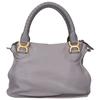CHLOE Marcy Medium Grained Leather 2-Way Shoulder Bag Handbag grayUsed