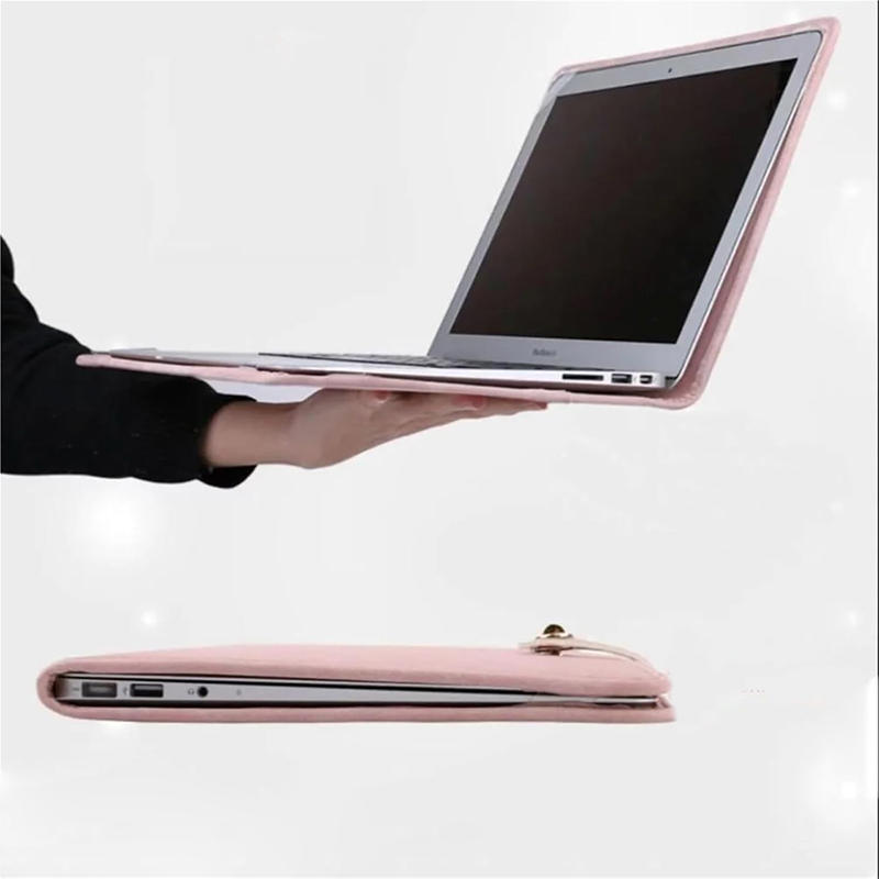 Pink 14inch Laptop Sleeve Fashion With Handle PU Laptop Protective Case Laptop Bag For For Macbook,Lenovo,Xiaomi,Huawei