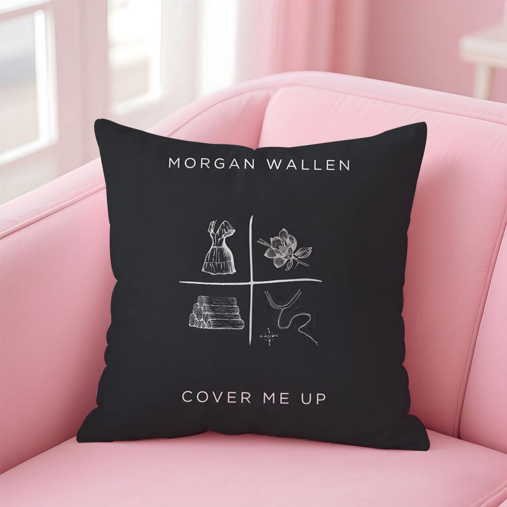 M-Morgan Wallen Kissenbezug Bequem Wendbar Ideal für Auto Sofa Schlafzimmer & Mehr