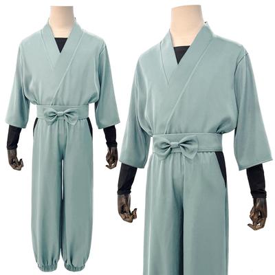HOLOUN Ninja Rantaro Cosplay Costume, Ninjutsu Academy Graduate, White and Green, with Hood, Anime Costume, Christmas, Event, Halloween, Size Small