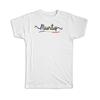 Gift T-Shirt : Mauritius Flag Colors Mauritian Travel Expat Country Minimalist