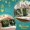 Green Ramadan Festival Pillowcase Printed Polyester 40/45/50Cm Throw Pillowcover Decorative Sofa Cushion Pillowslip Home Decor