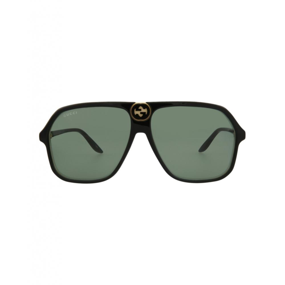 

Солнцезащитные очки Gucci Aviator Frame из ацетата черные черные зеленые