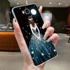 Phone Case For Huawei Y5 2017 / Y6 2017 / Honor Play 6 Funda Butterfly Bow Protective Casing Transparent Soft Silicone TPU Cover