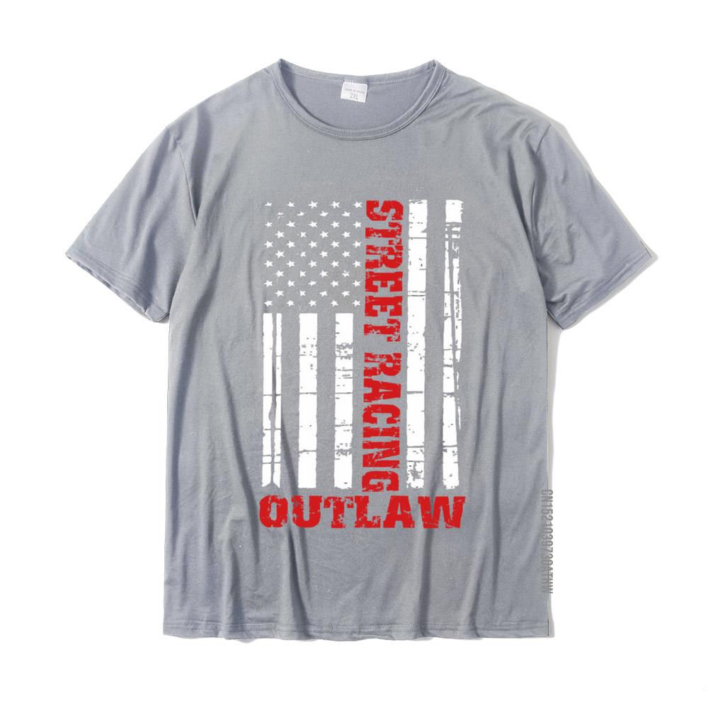 Street Racing Outlaw Drag Race American Flag Discount Male T Shirts Comics Tops T Shirt Cotton Summer S